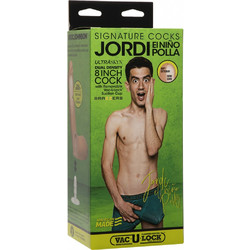 Doc Johnson Jordi El Ρεαλιστικό Dildo με Βεντούζα & Όρχεις 20cm Vanilla