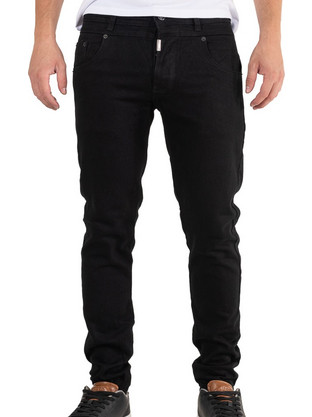 Jean Παντελόνι Skinny με Λάστιχα SUGA 1003 Μαύρο