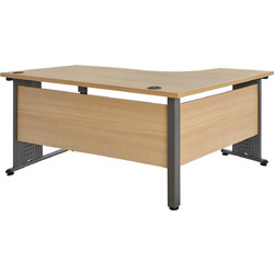 HomeMarkt Γωνιακό Επαγγελματικό Γραφείο Ξύλινο 160x120x75cm HM2043.01L