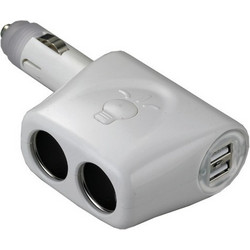 Πρίζα Με 2 Θύρες USB 2 Πρίζες Αναπτήρα