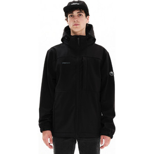 Emerson Ribbed Ανδρικό Μπουφάν Χειμωνιάτικο Softshell Αντιανεμικό Μαύρο 222.EM11.26 Emerson Ribbed Ανδρικό Μπουφάν Χειμωνιάτικο Softshell Αντιανεμικό Μαύρο 222.EM11.26