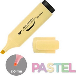 Μαρκαδόρος Υπογράμμισης MP Pastel Κίτρινος 2-5mm