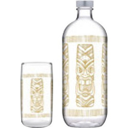 TIKI PARTY SET/5 BOTTLE 1100CC 4XGLASS 365CC Espiel SP96983