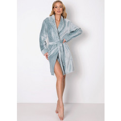 Aruelle Angelina Γυναικεία Ρόμπα Χειμωνιάτικη Fleece Βεραμάν
