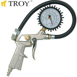 Troy πιστόλι αέρος ελαστικών με μανόμετρο