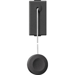 Μπουτόν 1P NO 10A Τραβηκτό, Carbon Matt Neve Up