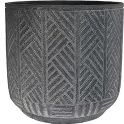 Mastershop Utah Κασπώ Κεραμικό Γκρι Φ31x26cm