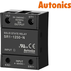 RELAY SOLID STATE PANEL 50A 4-30VDC INPUT SR1-1250-N AUTONICS