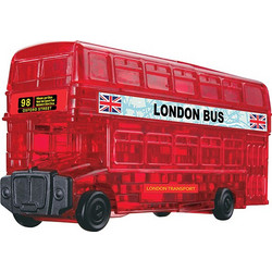 Puzzle 3D Crystal Puzzle London Bus 3D 53 Κομμάτια
