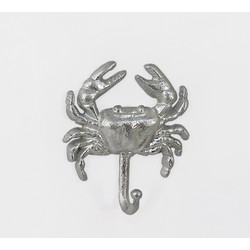 Κρεμαστρα/γαντζος σχ.κάβουρας, ασημί χρ.16.5cm