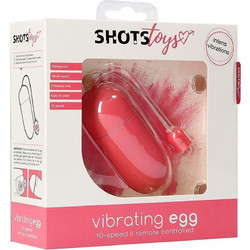 Shots 10 Speed Remote Vibrating Egg Δονητής Egg για Ζευγάρια με Τηλεχειριστήριο Μωβ