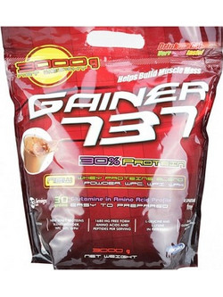 Megabol Gainer 737 Raspberry Πρωτεΐνη Ορού Γάλακτος Όγκου 3kg