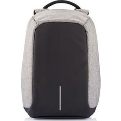 XD Design Bobby Classic Αδιάβροχο Αντικλεπτικό Backpack Laptop 15.6" Grey / Black