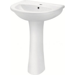 Gloria Minion Κρεμαστός Νιπτήρας Μπάνιου Πορσελάνης 56x42cm Λευκός 17-3122