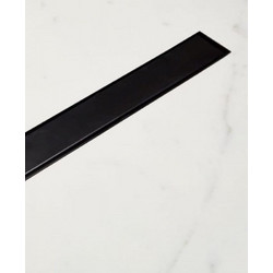 Κανάλι Ντουζiέρας Σιφών Tema 83736N 60cm Ανοξείδωτο με αναστρεφόμενη σχάρα Μαύρο