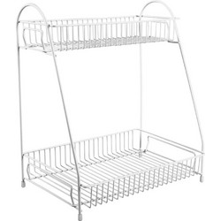 Ραφιέρα 2 Θέσεων Tidy PT3844WH 30x20x34,5cm White Present Time Μέταλλο