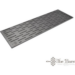 Wide Bar Mat with Stainless Steel Grid XL 20Χ60 - The Bars