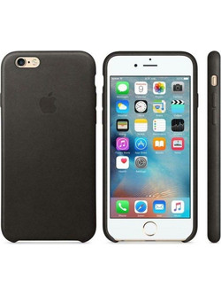 Apple Leather Case Black (iPhone 6 / 6s Plus)