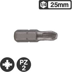 Force 122252 - Μύτη Pozidriv 1/4" 25mm - PZ2