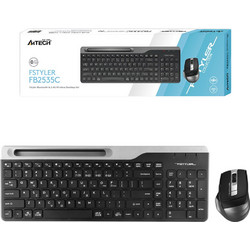 A4Tech Fstyler FB2535C Black Ασύρματο Σετ Πληκτρολόγιο & Ποντίκι