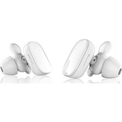 Baseus W02 TWS Ακουστικά Bluetooth In Ear Ανθεκτικά στο Νερό White