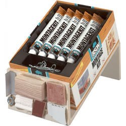 Bison Κόλλα Bison Montage Kit Σωληνάριο 1 Τεμ. 125g (66548)