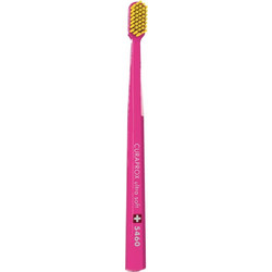 Curaprox CS 5460 Ortho Ultra Soft Οδοντόβουρτσα Φούξια Κίτρινη