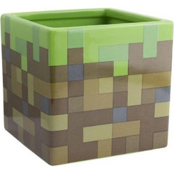 Κεραμική Μολυβοθήκη Γλαστράκι Block - Minecraft