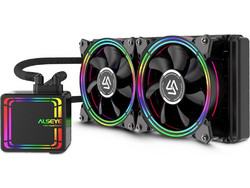 Alseye H240 Υδρόψυξη CPU 120mm RGB για Socket AM2 / AM2+ / AM3 / AM3+ / FM1 / FM2 / 775 / 115x / 1366 / 2011 / 2066 / AM4 / 1200