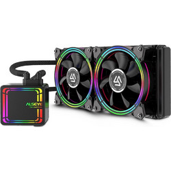 Alseye H240 Υδρόψυξη CPU 120mm RGB για Socket AM2 / AM2+ / AM3 / AM3+ / FM1 / FM2 / 775 / 115x / 1366 / 2011 / 2066 / AM4 / 1200