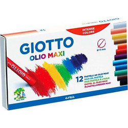 Σετ Λαδοπαστέλ Giotto Olio Maxi 12τμχ F293000