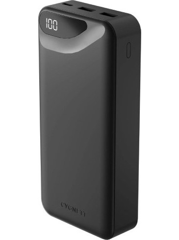 Cygnett GEN3 Power Bank 20000mAh με 2 Θύρες USB-A & Θύρα USB-C Black