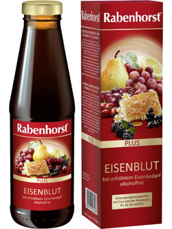 Rabenhorst Plus Eisenblut Υγρός Σίδηρος 450ml