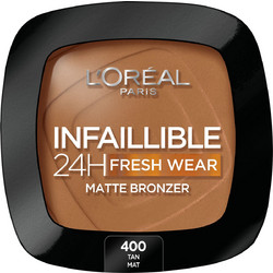 L'Oreal Paris Infaillible 24h Fresh Wear Matte 400 Tan Bronzer Powder 9gr