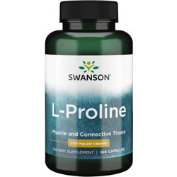 Swanson L-Proline 500mg 100 Κάψουλες