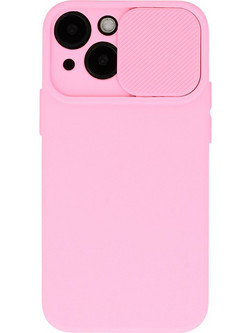 Powertech CamShield Soft Back Cover Light Pink (iPhone 14)