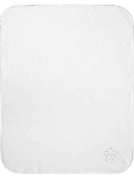 Lorelli Polar Star Fleece Stars Κουβέρτα Αγκαλιάς 75x100 Λευκή