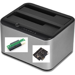 EasyTechnology Docking Cloning Station για 2 σκληρούς δίσκους IDE / SATA 2.5" και 3.5" USB 3 & λειτουργία Clone