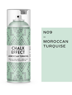 Cosmoslac Chalk Effect Χρώμα Κιμωλίας Σπρέι No9 Moroccan Turquoise 400ml