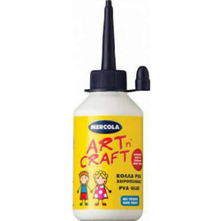 Mercola Art & Craft Κόλλα Χειροτεχνίας Pva Χωρίς Διαλύτες 200gr (02000)