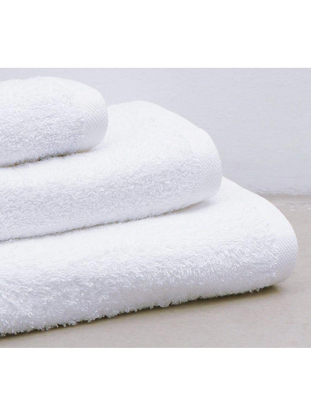 Πετσέτα σώματος λευκή πενιέ 100% cotton 600gsm 75 x 150 εκ 84τμχ