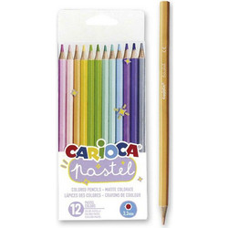 Carioca Pastel Ξυλομπογιές Σετ 12τμχ