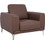 HomeMarkt Πολυθρόνα Δερματίνη Καφέ Kenzie HM3121.13