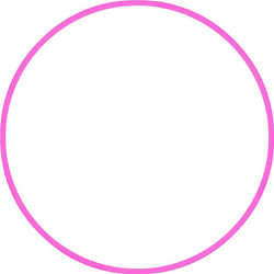 Amila Χούλα-Χουπ HQ 60cm - Φ19mm - 230gr, Ροζ (98802)
