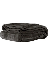 Κουβέρτα Βελουτέ Υπέρδιπλη Loft Nef-Nef Homeware - 107 - Dark grey