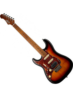 Jet Guitars JS400 LH Left Handed Ηλεκτρική Κιθάρα ST Style με HSS Μαγνήτες και Ταστιέρα Maple Sunburst