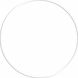 Χούλα-Χουπ HQ 70cm - Φ19mm - 280gr, Λευκό