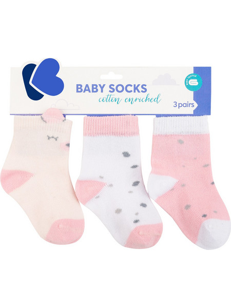 Kikka Boo Παιδικές Κάλτσες Bear with me Ροζ 2-3y 31110010135