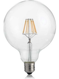 Ideal Lux Λάμπα E27 Globo D125 8W 3000K CRI80 8W Διάφανο