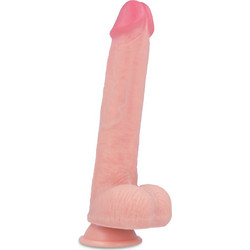 Rockarmy Kingcobra Ρεαλιστικό Dildo με Βεντούζα & Όρχεις 24cm Flesh